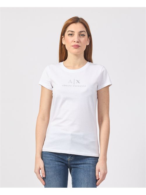 T-shirt girocollo Armani Exchange con logo ARMANI EXCHANGE | XW000386-AF10354U0002